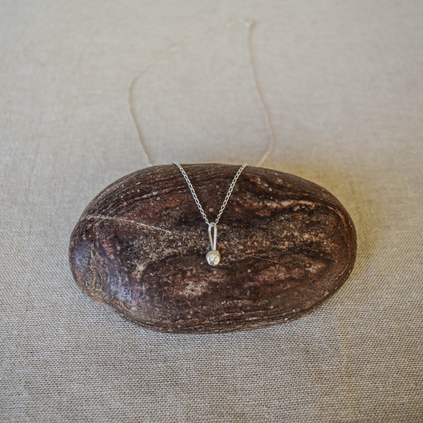 Tiny Pebble Necklace