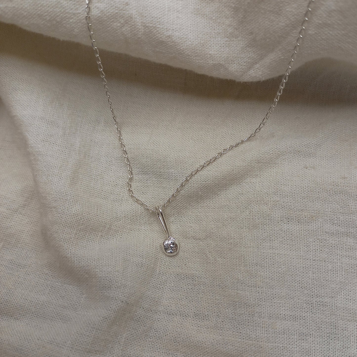 Tiny Pebble Necklace