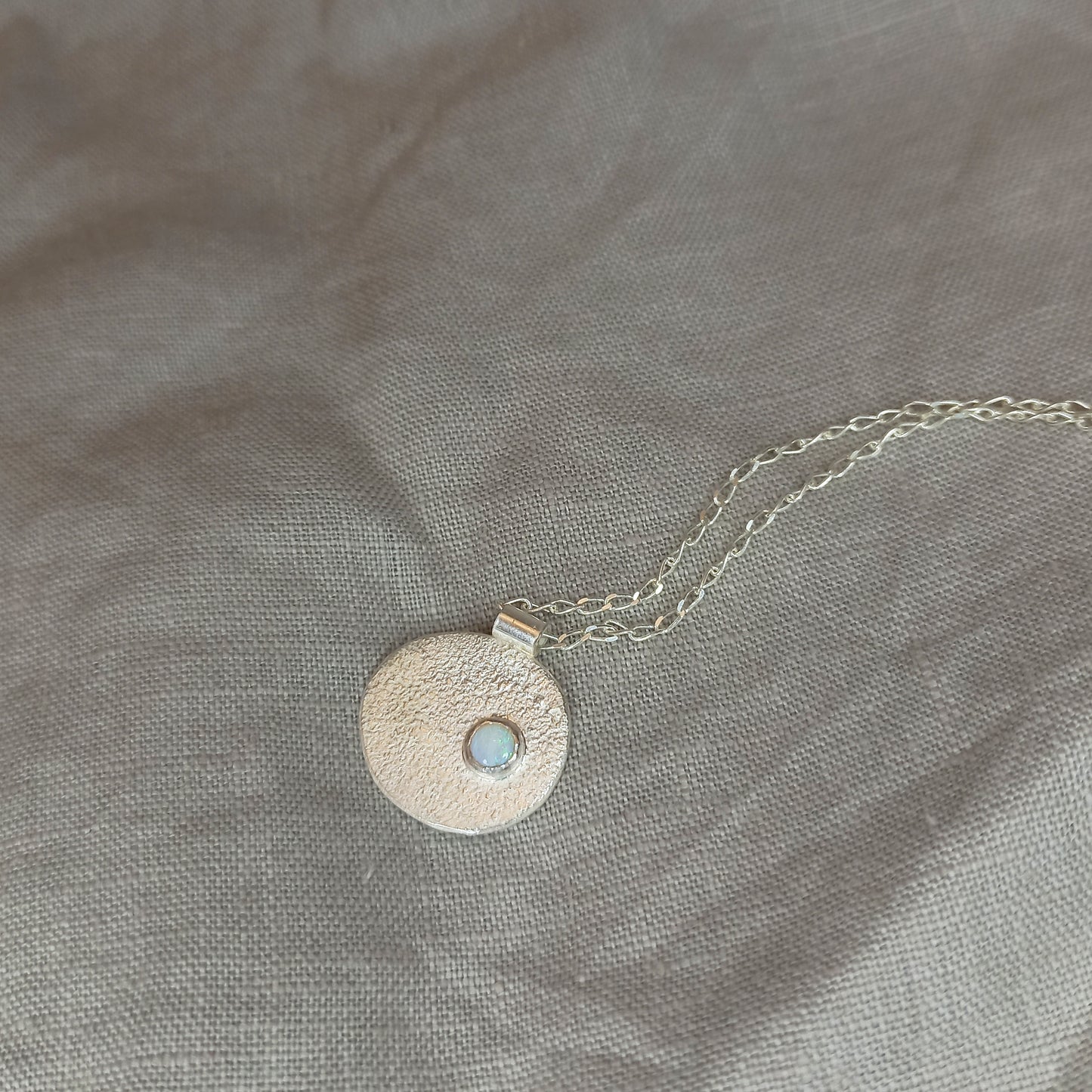 Moonscape Necklace   |   Coober Pedy Opal